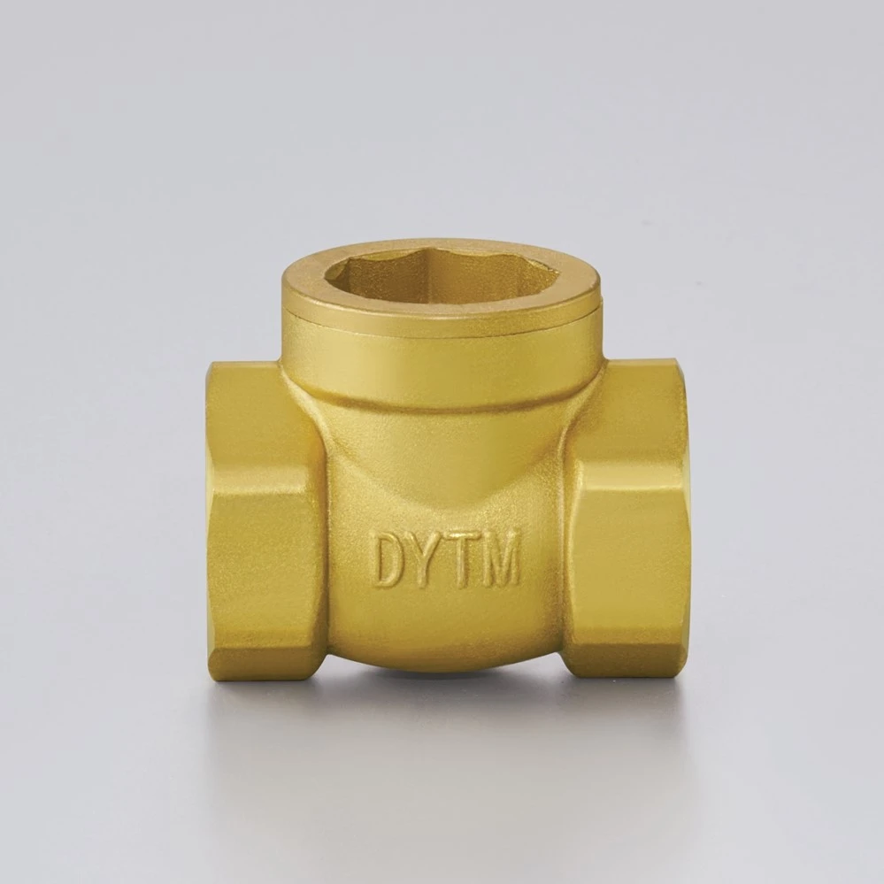 503- DUNYUN Manufacturer China Forged Hpb59-1 CW617 Brass PTFE Sealed Swing Double Female Thread Check Valve BSP NPT 503- DUNYUN Manufacturer China Forged Hpb59-1 CW617 Brass PTFE Sealed Swing Double Female Thread Check Valve BSP NPT